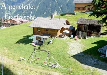 Alpenchalet Garfrescha Villa Sankt Gallenkirch Exterior photo