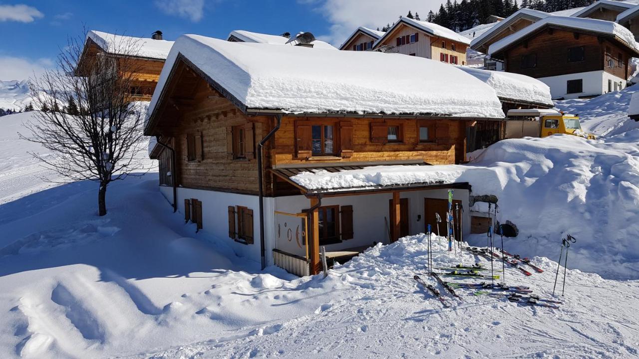 Alpenchalet Garfrescha Villa Sankt Gallenkirch Exterior photo